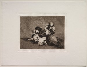 A háború borzalmai: A nők bátorságot adnak alkotó: Francisco de Goya