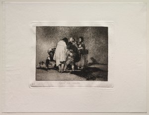 A háború borzalmai: Nem volt mit tenni, és meghalt. alkotó: Francisco de Goya