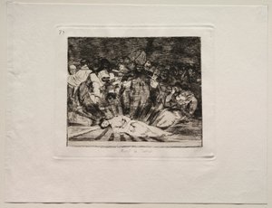 A háború borzalmai: Az igazság meghalt alkotó: Francisco de Goya