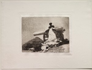 A háború borzalmai: micsoda bátorság! alkotó: Francisco de Goya