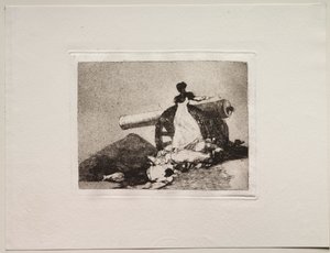 A háború borzalmai: micsoda bátorság!. alkotó: Francisco de Goya