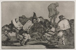 A közmondások: Farsangi bolondság alkotó: Francisco de Goya