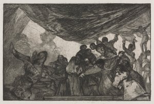 A közmondások: Tiszta ostobaság alkotó: Francisco de Goya