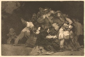 A Példabeszédek: Bolond tábornok, 1864. alkotó: Francisco de Goya