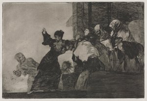 A Példabeszédek: Szegény ostobaság alkotó: Francisco de Goya