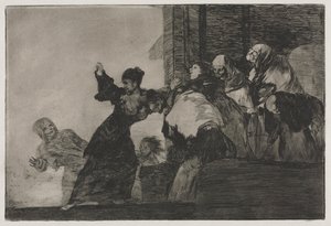A Példabeszédek: Szegény bolondság, 1864. alkotó: Francisco de Goya