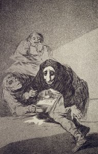 A szégyenletes Capricho No 54 alkotó: Francisco de Goya