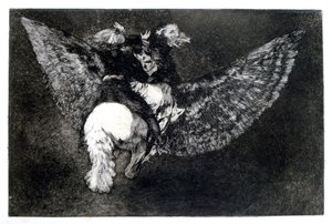 Szárnyas nonszensz, 1819-1823 alkotó: Francisco de Goya