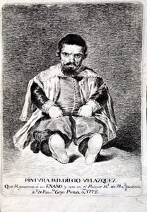 A törpe, Sebastián de Morra Felipe udvarában IV alkotó: Francisco de Goya