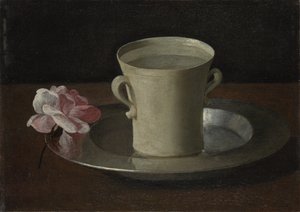 Egy csésze víz és egy rózsa, 1630 körül
