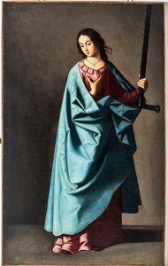 Nagy Mártír Eufémia (olaj, vászon alkotó: Francisco de Zurbaran