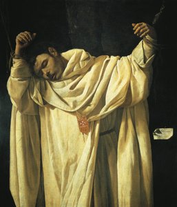 Szent Serapion mártíromsága alkotó: Francisco de Zurbaran