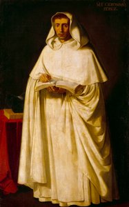 Jeronimo Perez atya portréja Francisco de Zurbaran festménye (1598-1664) alkotó: Francisco de Zurbaran