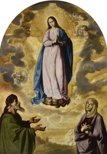 A Szeplőtelen Fogantatás Szent Joachim és Szent Anna alkotó: Francisco de Zurbaran
