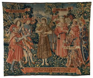 Gobelin, Szent János prédikáció (gyapjú és selyem)