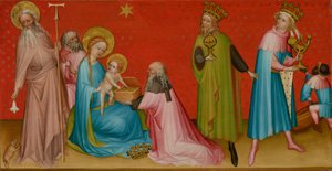 A bölcsek imádása Szent Antal apáttal alkotó: Franco Flemish Master