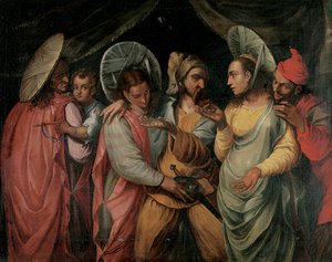 Jelenet a Commedia dell"Arte-ból