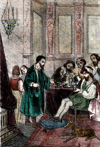 Benvenuto Cellini szobrász I. Francois francia király udvarában alkotó: Franco Mistrali