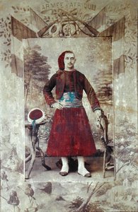 Zouave, 1870 körül (színes litó)