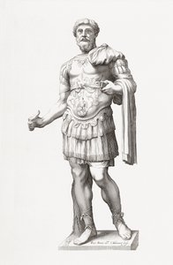 Marcus Aurelius római császár. Portré.