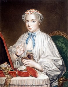 Rézkarc François Boucher (1703-1770) vászonfestményéről. alkotó: Francois (after) Boucher