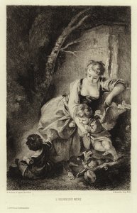 A boldog anya (metszet)