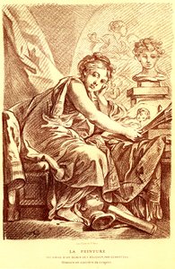 A festmény alkotó: Francois (after) Boucher