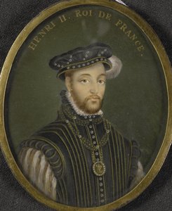 Henrik francia király (1519-59) portréja