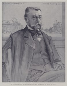 Joseph-Antoine Bouvard francia építész és adminisztrátor (litho)