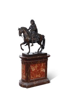 XIV. Lajos lovon alkotó: Francois (after) Girardon