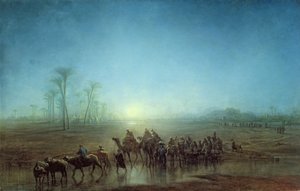 Beduinok karavánja, 1863