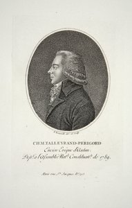 M.Talleyrand-Perigord, Autun régi püspöke, kocsma. 1791