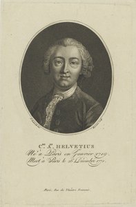 Claude Adrien Helvetius portréja 1715-1771, c. 1800. alkotó: Francois Bonneville