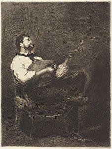 Gitáros alkotó: François Bonvin