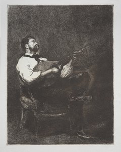 Gitáros alkotó: François Bonvin