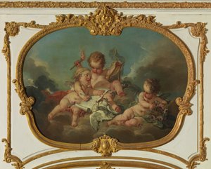 A lírai költészet allegóriája alkotó: François Boucher