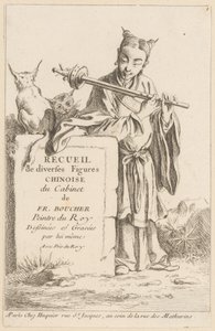 Különféle kínai alakok gyűjteménye alkotó: François Boucher