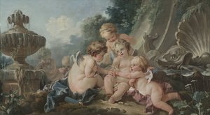 Ámor az összeesküvésben alkotó: François Boucher