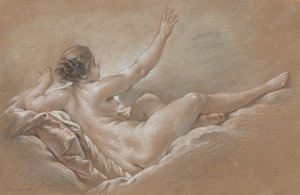 Danae megkapja az aranyzuhanyt alkotó: François Boucher
