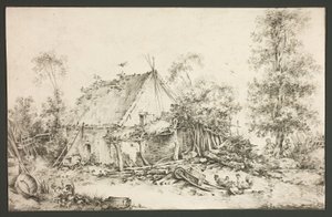 Farm udvar alkotó: François Boucher