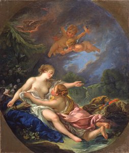 Jupiter és Callisto, 1766 körül (olaj, vászon) alkotó: François Boucher