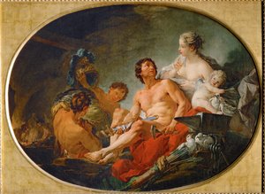 Les forges de Vulcain - Vulkán kovácsai ... alkotó: François Boucher