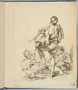 Különféle ábrákat tartalmazó új könyv alkotó: François Boucher