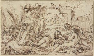 Nimfák és folyami istenek alkotó: François Boucher