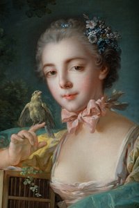 Marie-Emilie Baudouin, a festő lányának feltételezett portréja