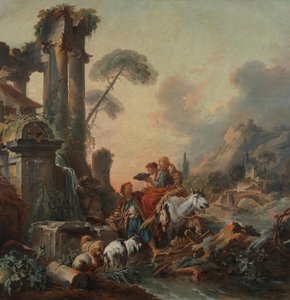 Pihenő a kútnál alkotó: François Boucher