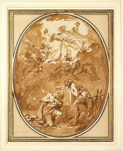 Krisztus megkeresztelése alkotó: François Boucher