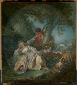 A megszakított alvás alkotó: François Boucher