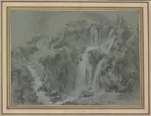 A Tivoli-i vízesések alkotó: François Boucher