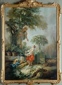 A cseresznyegyűjtők alkotó: François Boucher